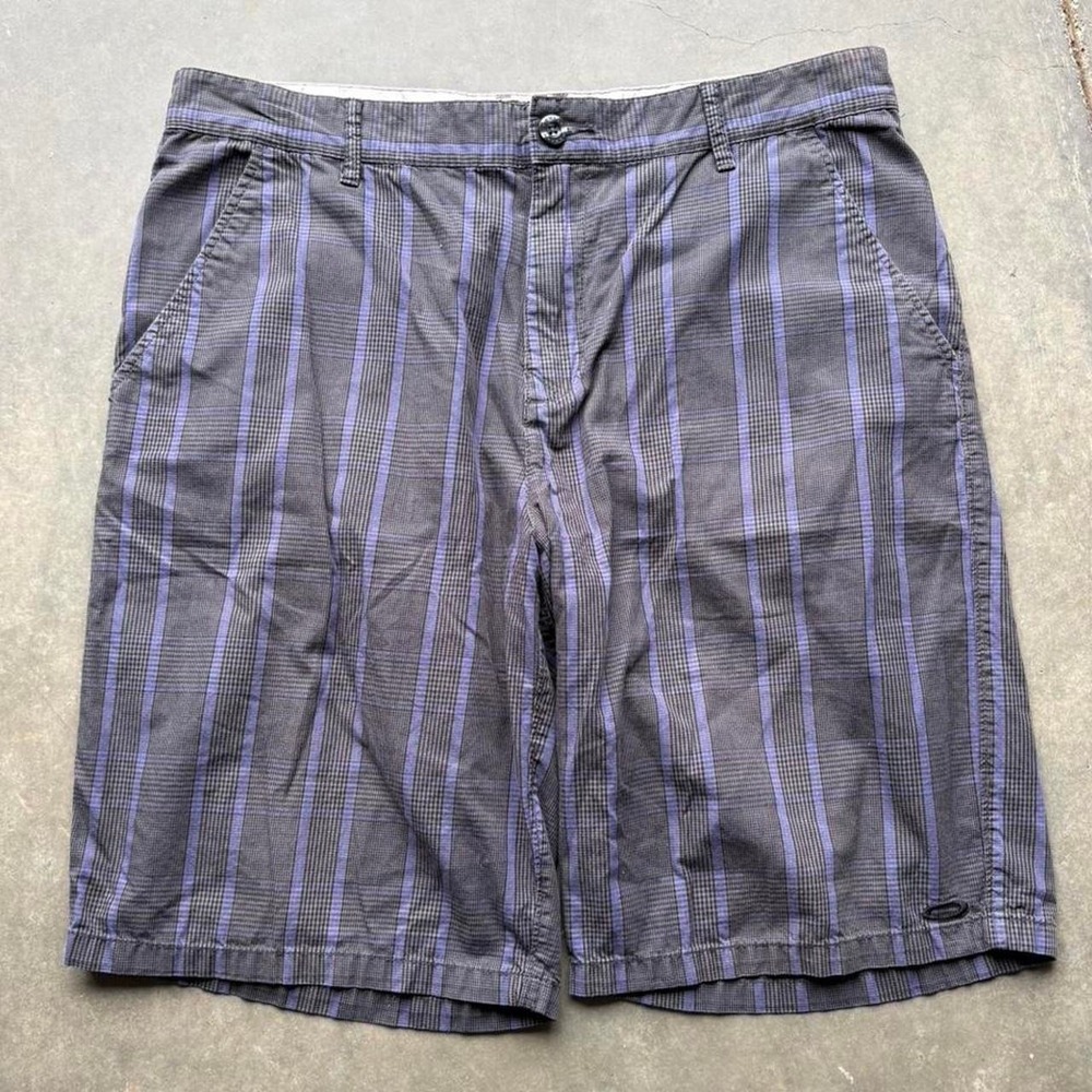 Y2K Vintage Oakley Plaid Baggy Shorts